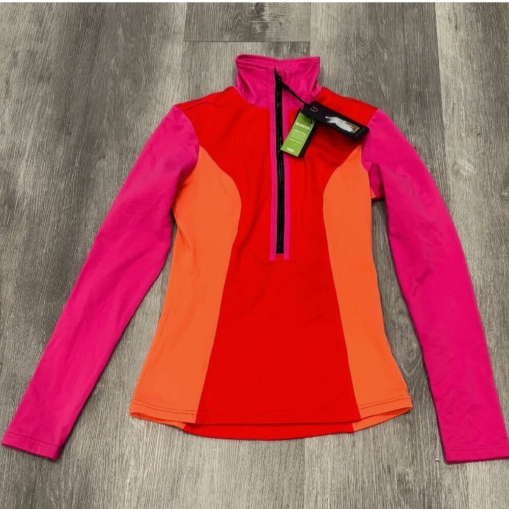 Goldbergh Red and Pink Long Sleeve Top